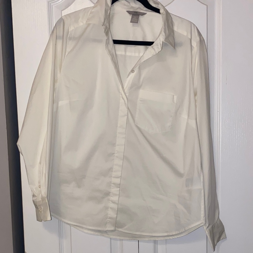 H&M Women's Cream Blouse